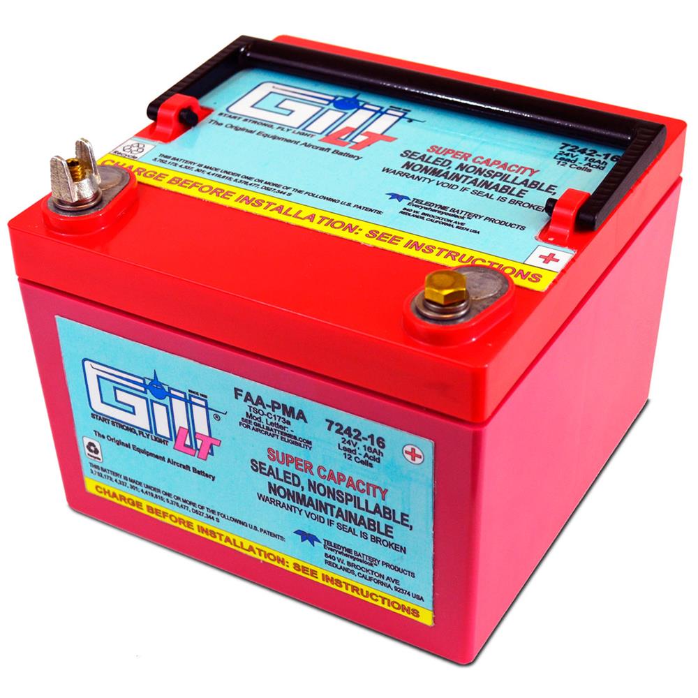 Gill Aircraft Battery 7242-16 