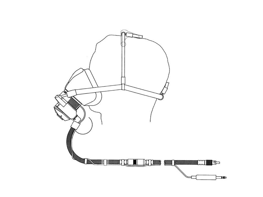 aircraft crew oxygen mask 128-380067-29