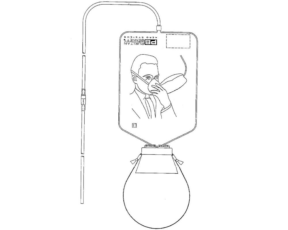 aircraft passenger oxygen mask 174080-113