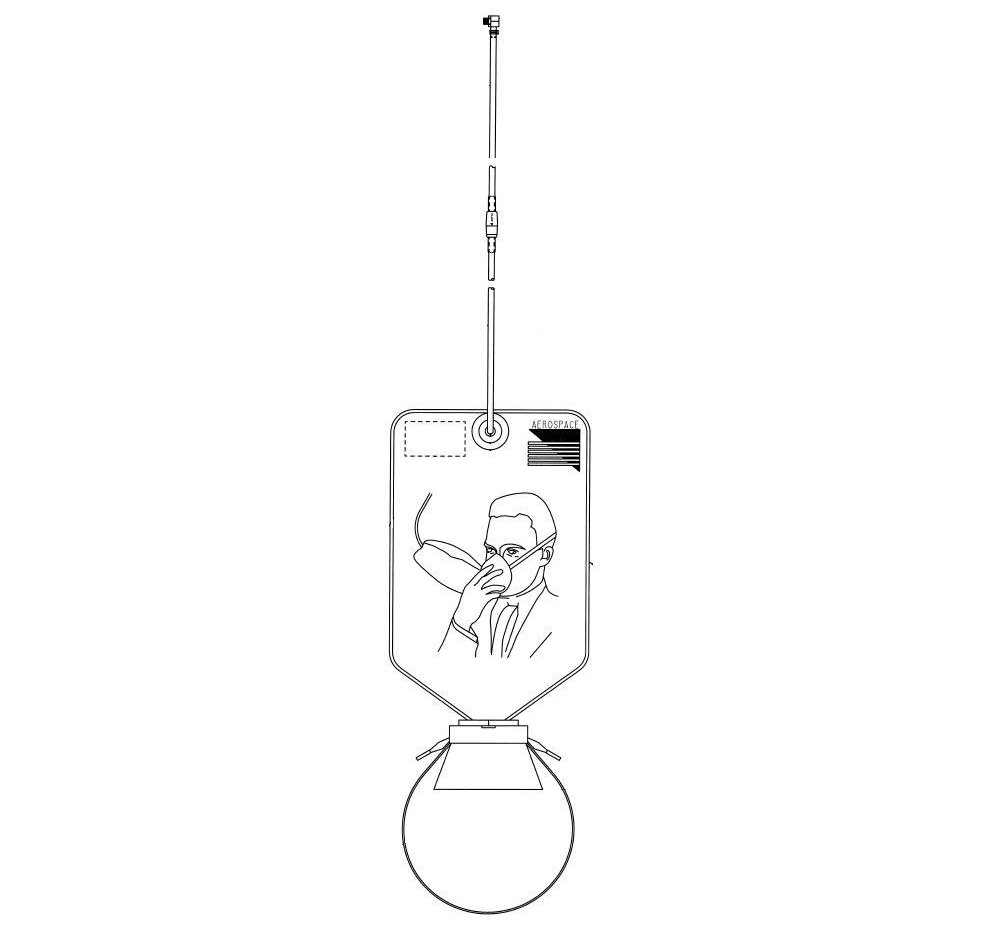 aircraft passenger oxygen mask 174080-27